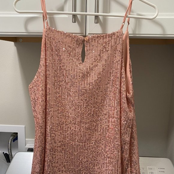 New with Tags, Pink sequin tank by Vine & Love, size large - Picture 5 of 6